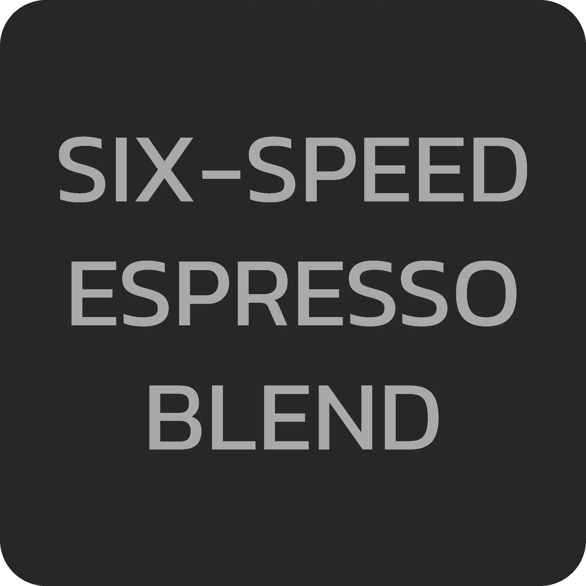 Six-speed espresso blend sample bag from Stripling Coffee showing rich roasted coffee beans and label.